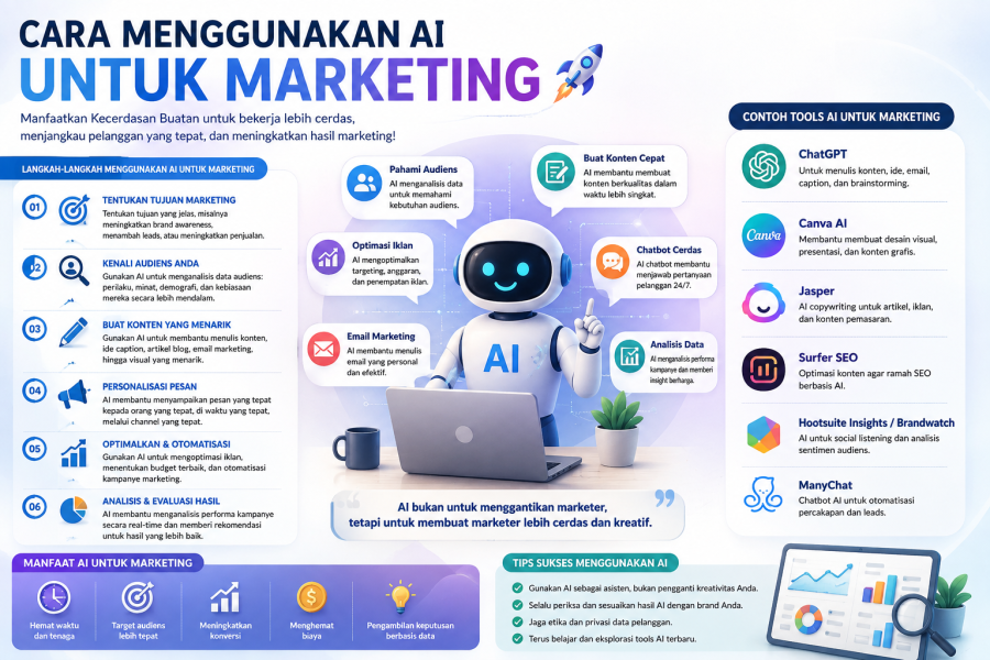cara menggunakan AI untuk marketing